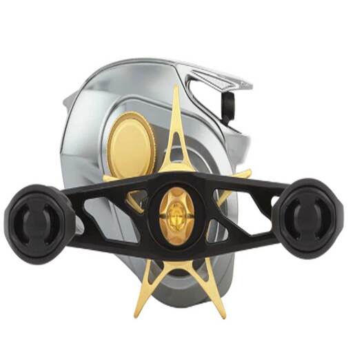 Bates Fishing Co. The Hundo LTS 100 Low Profile Casting Reel – Gunmetal Grey/Gold 100