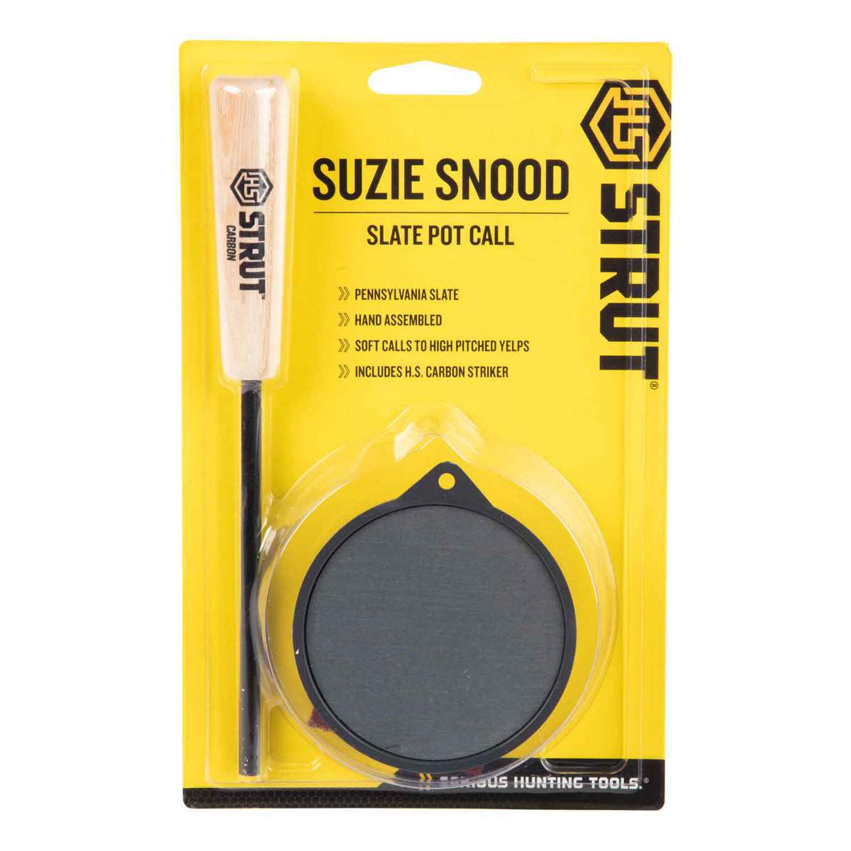 Hunter Specialties Suzie Snood Slate Turkey Pot Call - Black/Brown Hunter Specialties Suzie Snood Slate Turkey Pot Call - Black/Brown