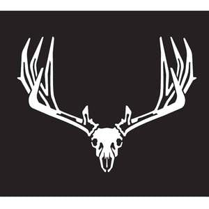 Hunters Image Big Typical Deer Skull Decal - Small