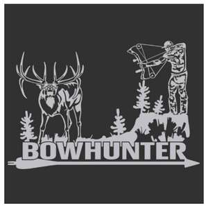 Hunters Image Bowhunt Elk Decal