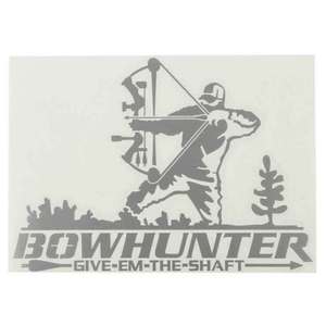 Hunters Image Bowhunter Drawing Bow Decal