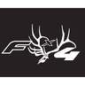 Hunters Image F x 4 Decal - Small - 4.5in x 4in
