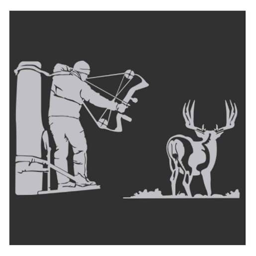 Hunters Image Life Elevated Bowhunter Decal - Large