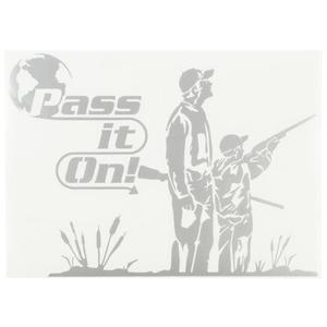 Hunters Image Pass It On Small Game Decal