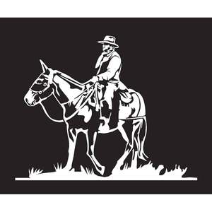 Hunters Image The Rider Decal - Small