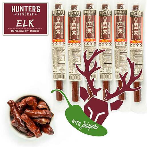 Hunter's Reserve Elk Jalapeno Trail Stick Meat Stick - Hunter's Reserve