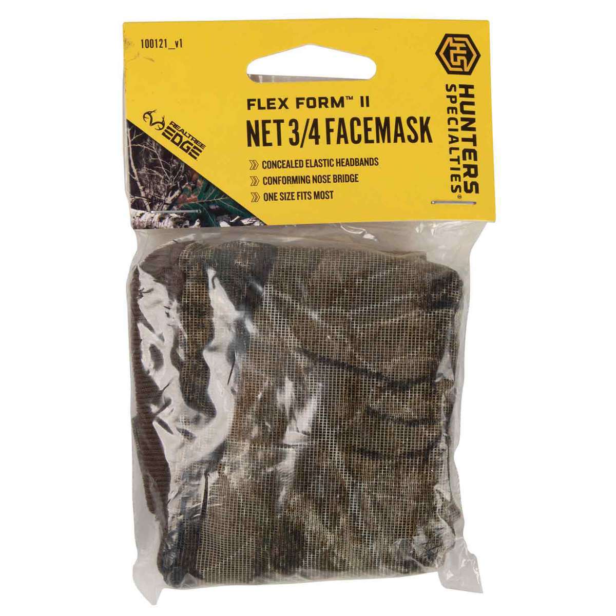 Hunter's Specialties 3/4 Net Facemask - Realtree Edge - Realtree Edge Hunter's Specialties 3/4 Net Facemask - Realtree Edge - Realtree Edge