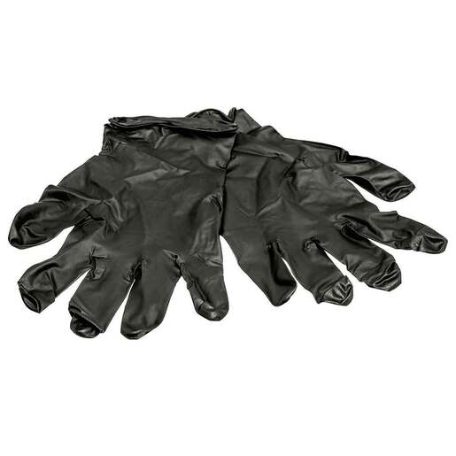Hunter’s Specialties Field Dressing Black Nitrile Large Gloves- 10 Pack – Large