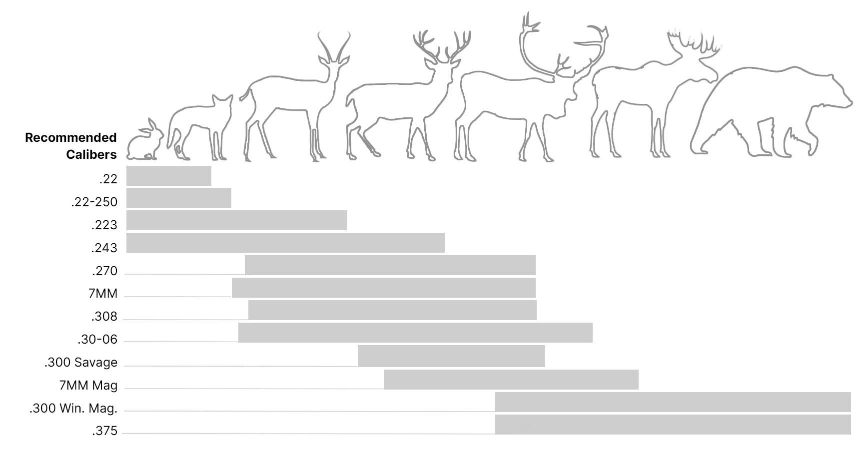 Hunting Caliber Chart