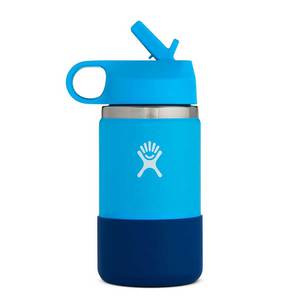 Hydro Flask Kids 12oz Wide Mouth Insulated Bottle with Straw Lid - Pacific