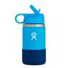 Hydro Flask Kids 12oz Wide Mouth Insulated Bottle with Straw Lid - Pacific - Pacific