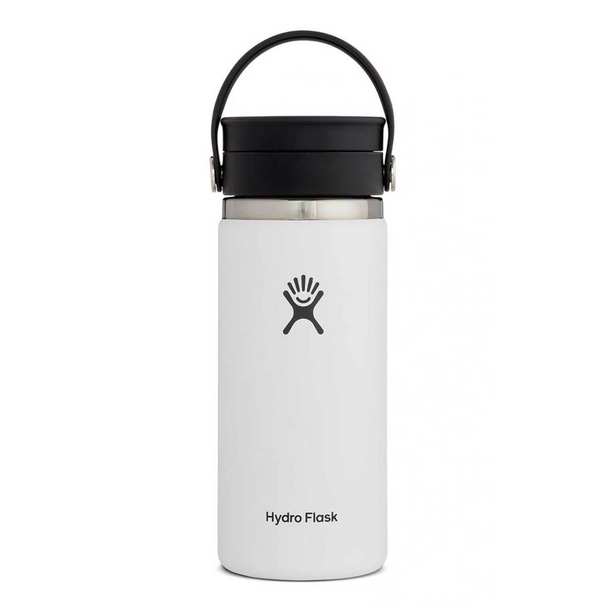 Hydro Flask 16oz Wide Mouth Insulated Bottle with Flex Sip Lid - White - White Hydro Flask 16oz Wide Mouth Insulated Bottle with Flex Sip Lid - White - White