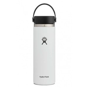 Hydro Flask 20oz Wide Mouth Insulated Bottle with Flex Cap - White