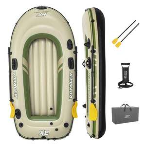 Hydro-Force Voyager X2 Inflatable Raft Set - 7ft 7in Tan