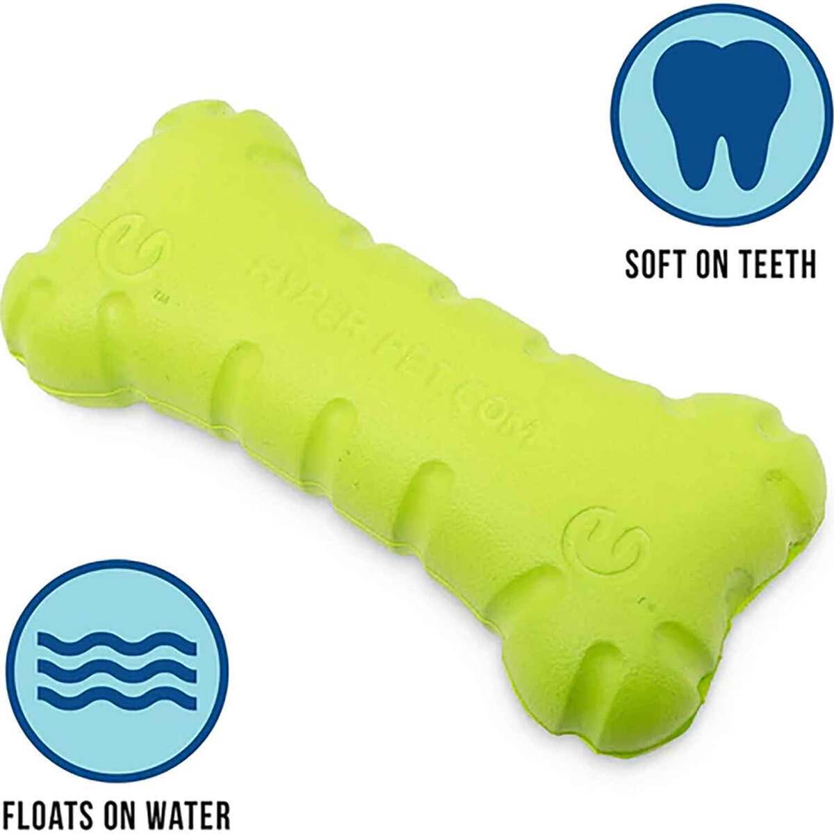Hyper Pet Chewz Eva Foam Bone Shaped Dog Toy - Green - Green Hyper Pet Chewz Eva Foam Bone Shaped Dog Toy - Green - Green