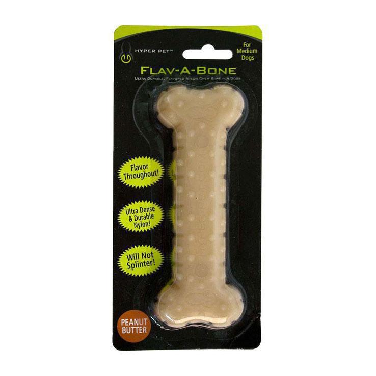 Hyper Pet Peanut Butter Flav-A-Bone Dog Chew Toy Hyper Pet Peanut Butter Flav-A-Bone Dog Chew Toy