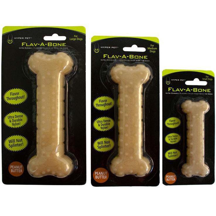 Hyper Pet Peanut Butter Flav-A-Bone Dog Chew Toy Hyper Pet Peanut Butter Flav-A-Bone Dog Chew Toy
