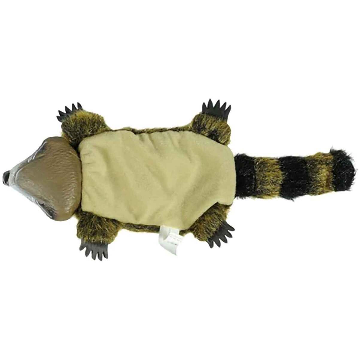 Hyper Pet Real Skinz Raccoon Dog Toy - Brown Hyper Pet Real Skinz Raccoon Dog Toy - Brown