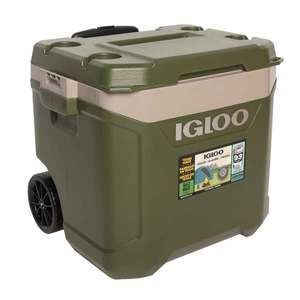 Igloo Latitude 60 Wheeled Cooler - Tank Green