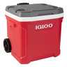 Igloo Latitude 60 Roller Cooler - Red/White