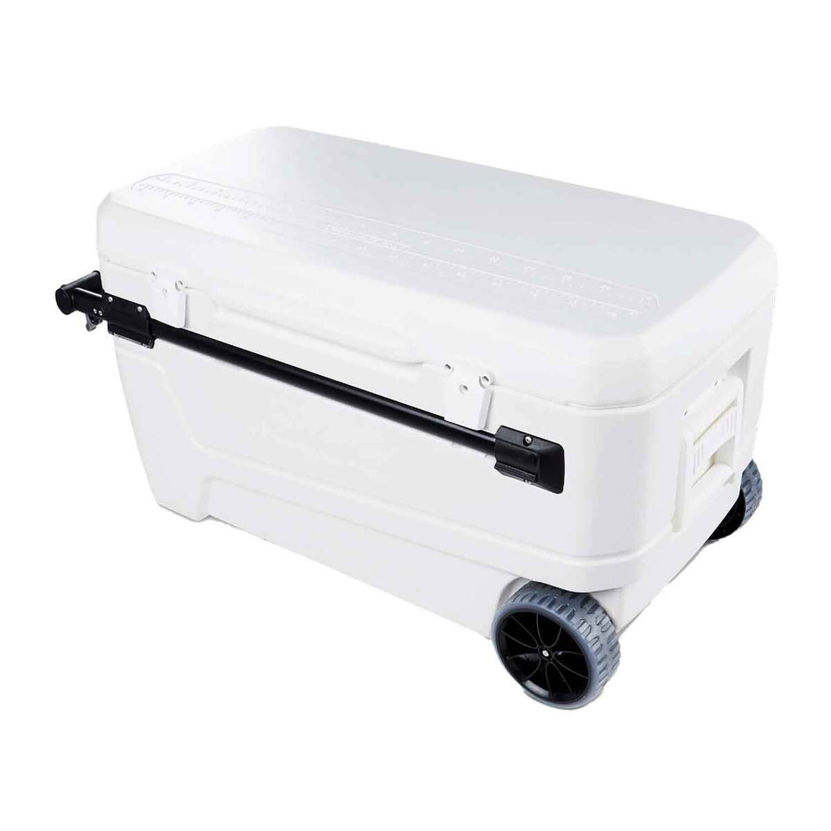 Igloo Sunset Glide 110 Roller Cooler - White - White Igloo Sunset Glide 110 Roller Cooler - White - White