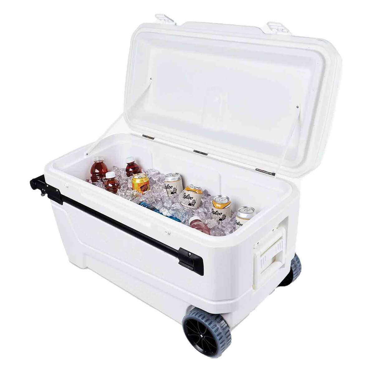 Igloo Sunset Glide 110 Quart Roller Cooler - White | Sportsman's Warehouse