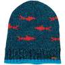 Igloos Boys' Slouch Sharks Beanie - Blue - Blue One Size Fits Most