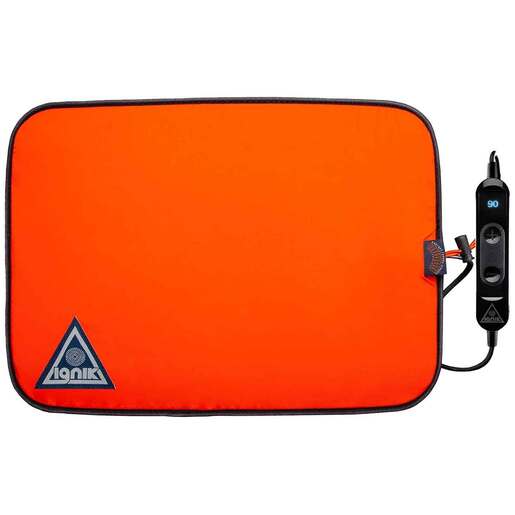 Ignik Backside Heated Seat Pad - Orange/Blue