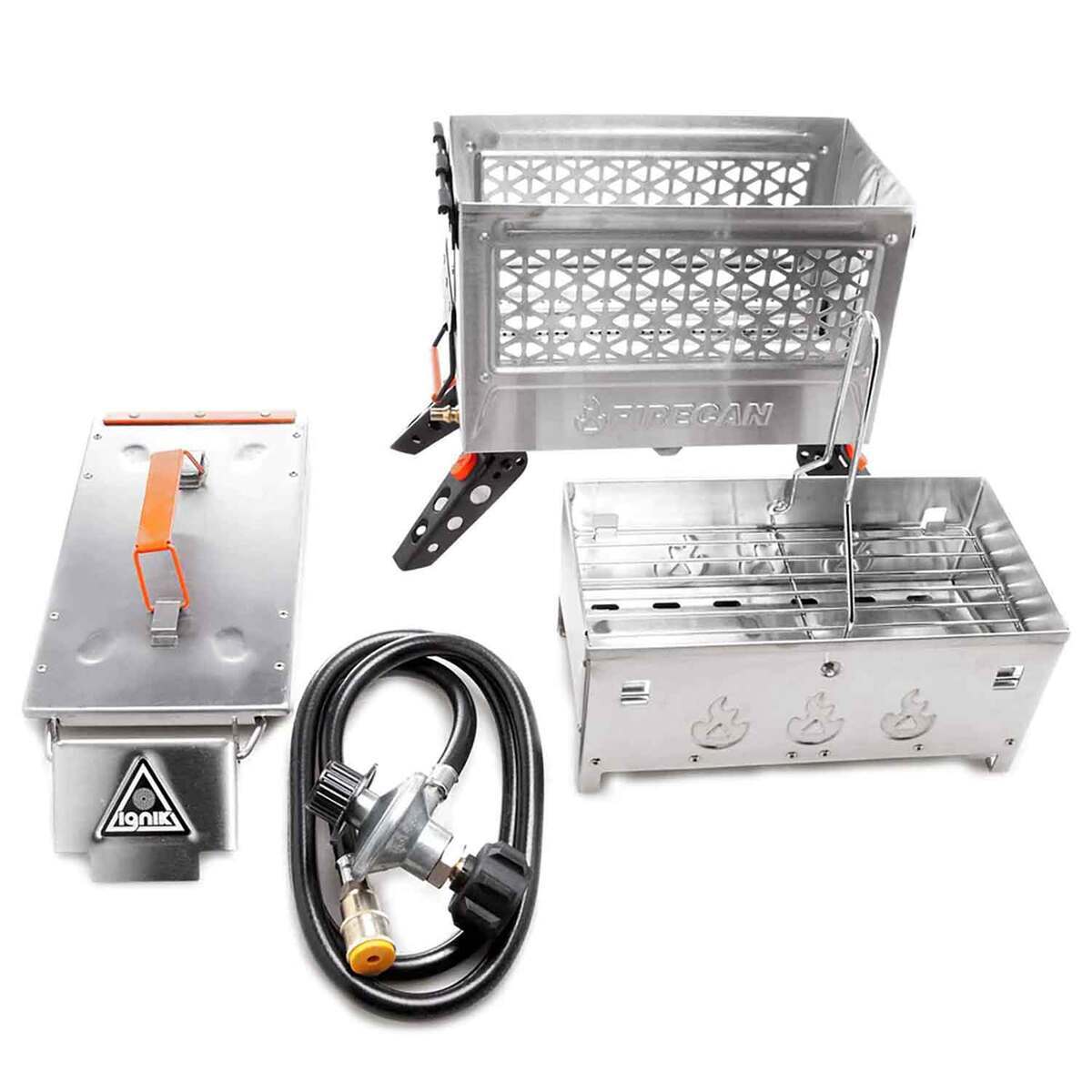 Ignik Firecan Deluxe Fire Pit And Grill - Stainless - Stainless Steel Ignik Firecan Deluxe Fire Pit And Grill - Stainless - Stainless Steel