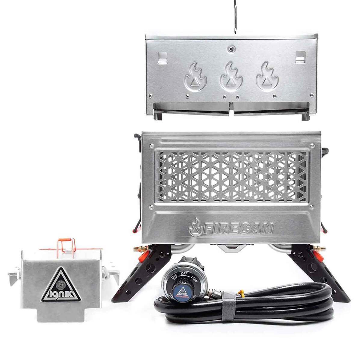 Ignik Firecan Deluxe Fire Pit And Grill - Stainless - Stainless Steel Ignik Firecan Deluxe Fire Pit And Grill - Stainless - Stainless Steel