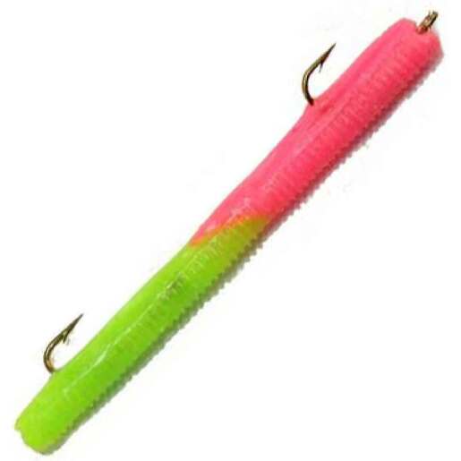 IKE-CON P-Wee Trout Rigged Soft Worm – Bubblegum 8