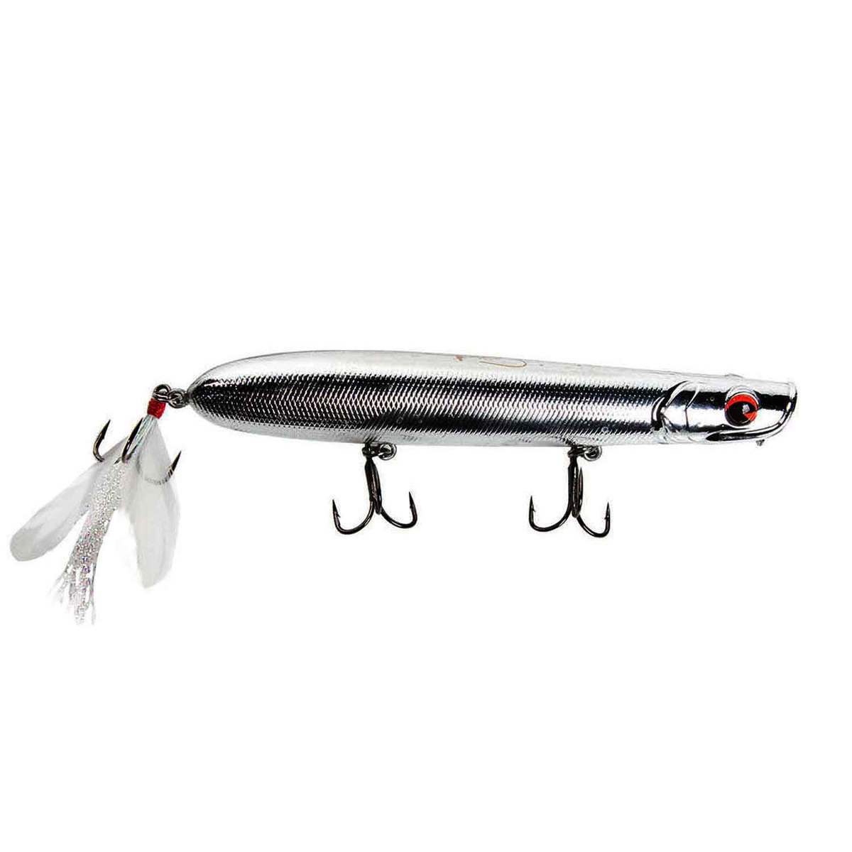 IMA Little Stik Pencil Popper Topwater Bait - Chrome, 1oz, 5-1/2in - Chrome 4 IMA Little Stik Pencil Popper Topwater Bait - Chrome, 1oz, 5-1/2in - Chrome 4