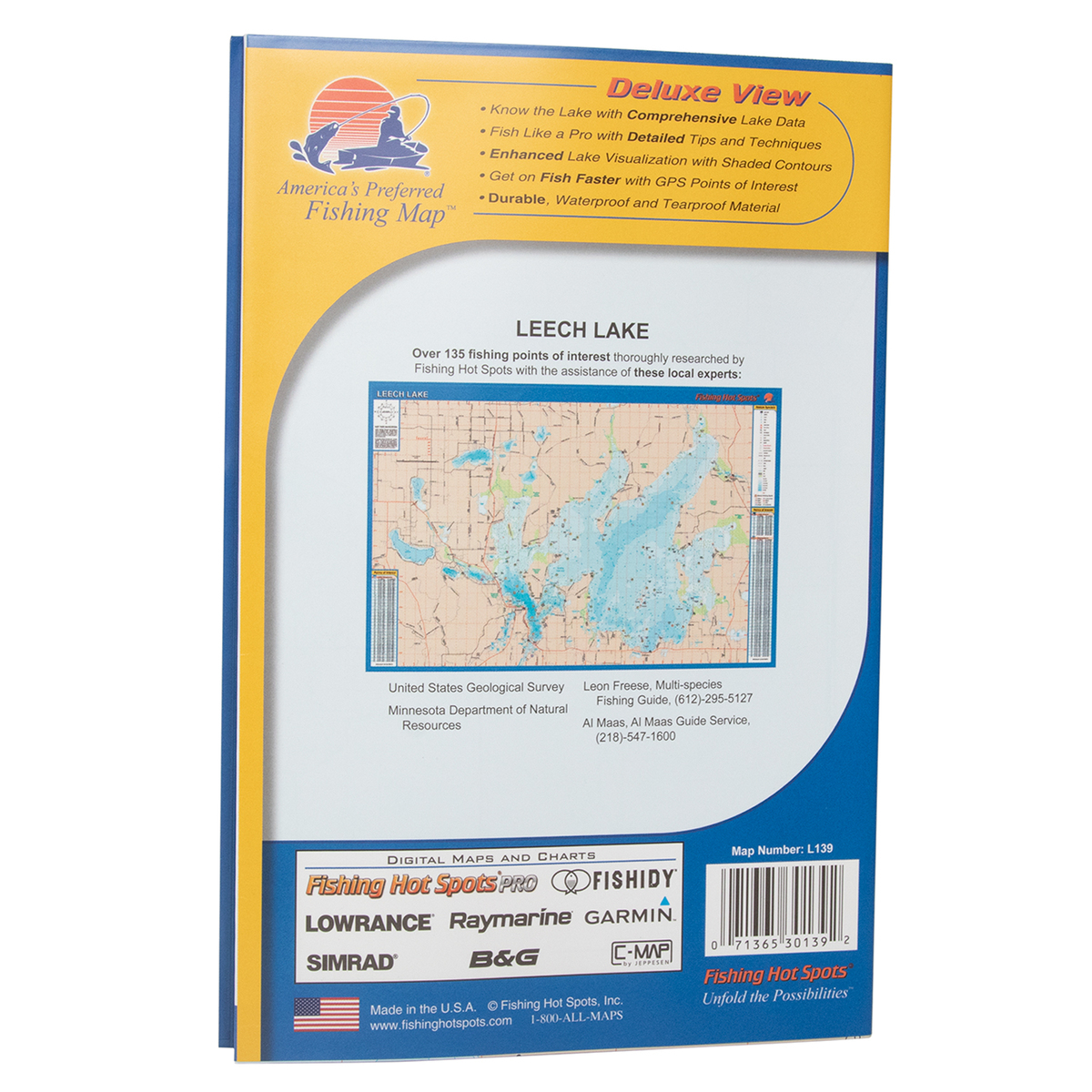 Leech Lake Fishing Map Printable