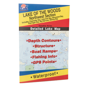 Fishing Hot Spots Lake of the Woods-NW Fishing Map