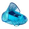 SwimWays Infant Baby Spring Float with Sun Canopy - Blue Anchors - Blue Anchors
