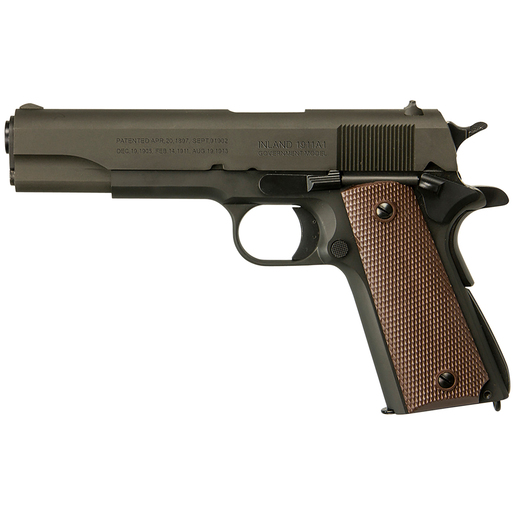 Inland 1911 A1 Government 45 Auto (ACP) 5in Black Pistol - 7+1 Rounds - Fullsize