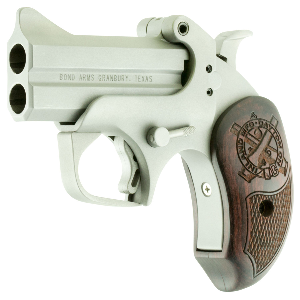 Inland Liberator Derringer 45 Auto (ACP) 3in Stainless Pistol - 2 Rounds Inland Liberator Derringer 45 Auto (ACP) 3in Stainless Pistol - 2 Rounds