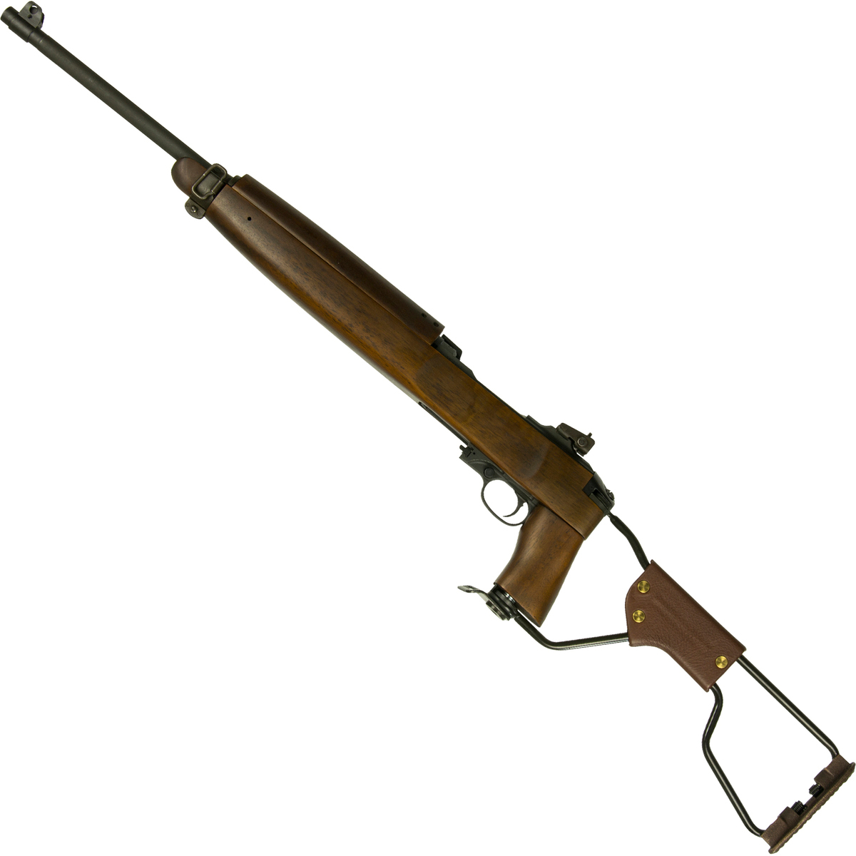 Inland M1A1 Paratrooper Carbine Parkerized Semi Automatic Rifle - 30 Carbine 15+1 Inland M1A1 Paratrooper Carbine Parkerized Semi Automatic Rifle - 30 Carbine 15+1