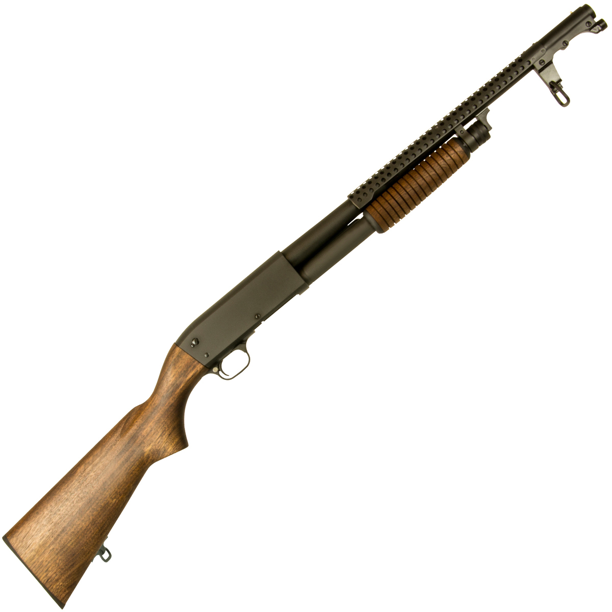 Inland M37 Trench Gun Black Parkerized 12 Gauge 3in Pump Shotgun - 20in Inland M37 Trench Gun Black Parkerized 12 Gauge 3in Pump Shotgun - 20in