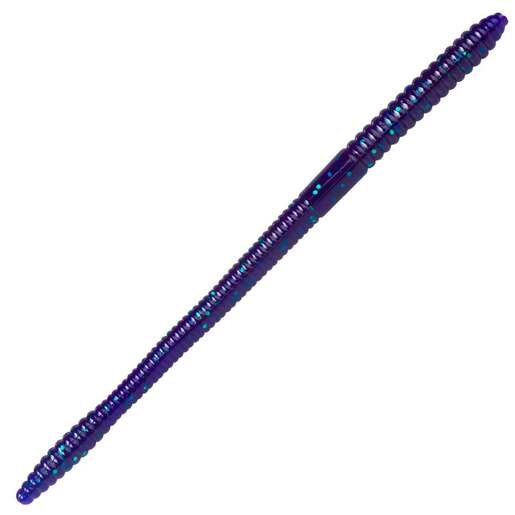 Lost Creek Straight Tail Worm – 14 Pack – Black Grape