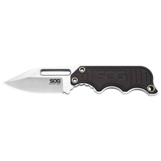 SOG Instinct Mini 1.9 inch Fixed Blade Knife – Black – Black
