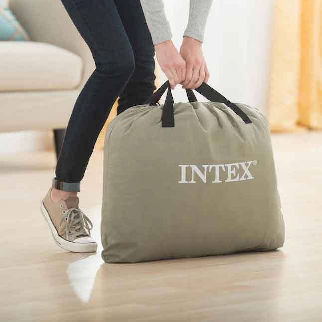 Intex Dura-Beam Comfort-Plush Twin Airbed - Grey Twin Intex Dura-Beam Comfort-Plush Twin Airbed - Grey Twin