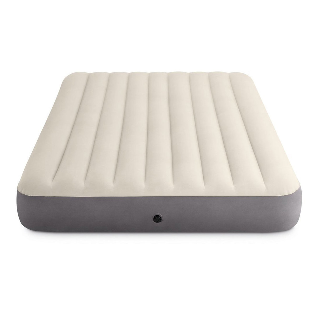 Intex Dura-Beam Single High Airbed - Queen - Grey Queen Intex Dura-Beam Single High Airbed - Queen - Grey Queen