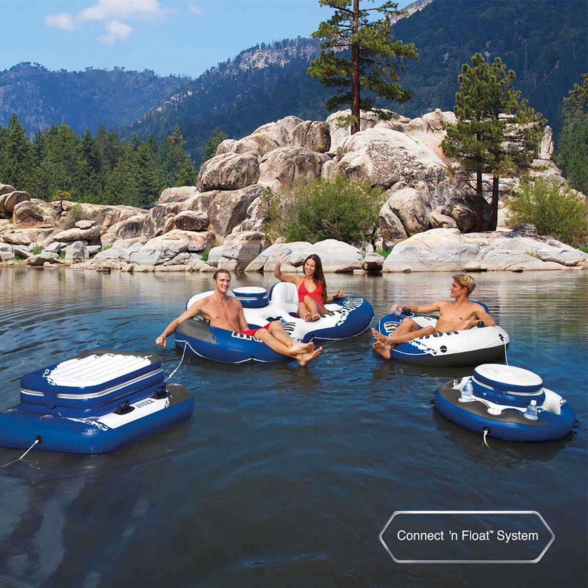 Intex Large Inflatable Cooler Intex Mega Chill Floating Inflatable Cooler | Sportsman's Warehouse