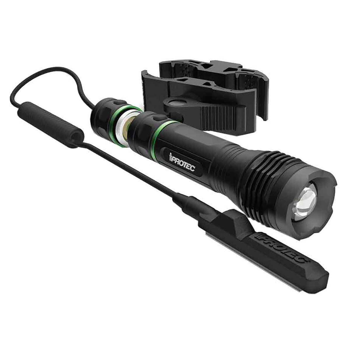 Iprotec LG250 Firearm Light and Green Laser Combo - Black 4.5in x 1.5in Iprotec LG250 Firearm Light and Green Laser Combo - Black 4.5in x 1.5in