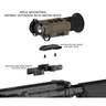 iRay USA RICO Micro MQD Matte Black Rifle/MSR Mount - 1 Piece - Black