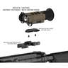 iRay USA RICO MICRO Pistol/Rifle Pictail Helmet/Weapon Shoe - Black