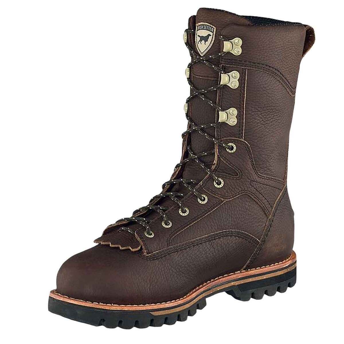 Irish Setter Men's Elk Tracker 12in Insulated Waterproof Hunting Boots - Brown - Size 8.5 EE - Brown 8.5 Irish Setter Men's Elk Tracker 12in Insulated Waterproof Hunting Boots - Brown - Size 8.5 EE - Brown 8.5