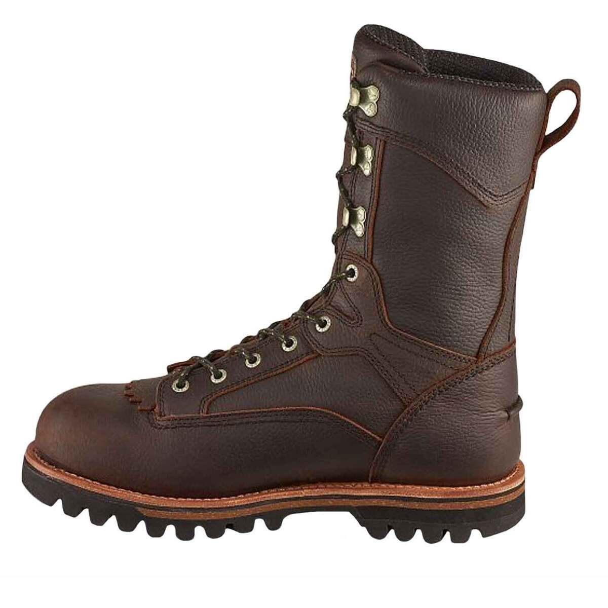Irish Setter Men's Elk Tracker 12in Insulated Waterproof Hunting Boots - Brown - Size 8.5 EE - Brown 8.5 Irish Setter Men's Elk Tracker 12in Insulated Waterproof Hunting Boots - Brown - Size 8.5 EE - Brown 8.5