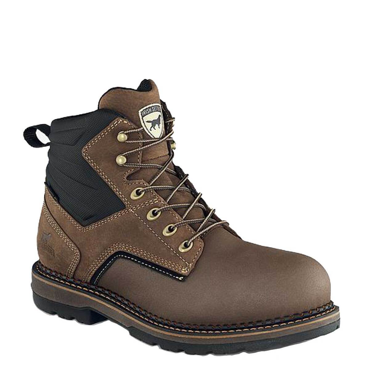 Irish Setter Men's Ramsey 2.0 Alloy Toe Waterproof 6in Work Boots Irish Setter Men's Ramsey 2.0 Alloy Toe Waterproof 6in Work Boots
